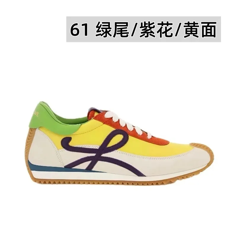 👟👟Ex-factory price 520👟👟 Men's size +10 Super 🔥Hot [LOEWE·Loewe] Forrest Gump shoes, invincible foot feel! The most popular model of the year, shoes with high moral training inside! 2025 new product series 💯Spliced ​​upper. The hidden inner height is soft and comfortable, and the minimalist style is very eye-catching. It is very advanced no matter how you match it. The heel design is novel. Soft and comfortable, and the splicing is light and comfortable: the foot feels invincible. It is rated as the most comfortable running style. It feels like walking on flat ground❤️Original details! The low-cut shoes have the initials of the brand logo on the side, making them a must-have for your shoe cabinet! Upper: imported suede + cowhide + original cloth splicing, cowhide foot pads, original customized abrasive tool combination outsole! Original packaging! 🏆 ✦Upper: imported suede + cowhide + original fabric splicing ✦Insole: movable latex cowhide insole ✦Outsole: original molded TPU combination outsole ✦Female size: 35--40, ✦Male size: 39--45,